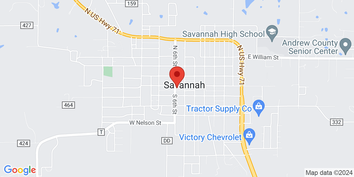 Map of Savannah Branch Library